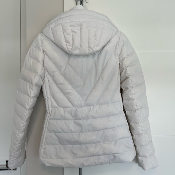 Abercrombie & Fitch White Down Insulated Winter Puffer Jacket - Picture 5 of 10